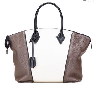 Pre-Loved Louis Vuitton Bicolor Taurillon Cuir Soft Lockit PM